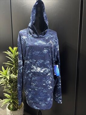 Anglur Phathom Lake pullover Lined Hoodie,pouch pocket,embroidered logo,fishing
